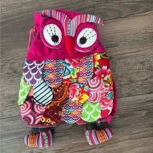 Handmade Kids Owl Backpack